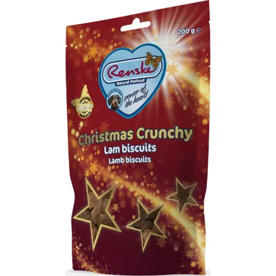 Renske Christmas Crunchy Biscuits - 3 x 200 g