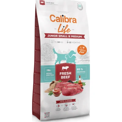 Calibra Life Dog Junior Small/Medium Breed Fresh Beef 2,5 kg (LET OP! Korte THT: 10-8-2025)