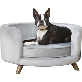 Enchanted hondenmand sofa rosie grijs 68,5x68,5x35,5 cm