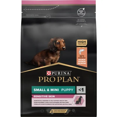 Purina Pro Plan Small & Mini Puppy Sensitive Skin 3kg Zalm