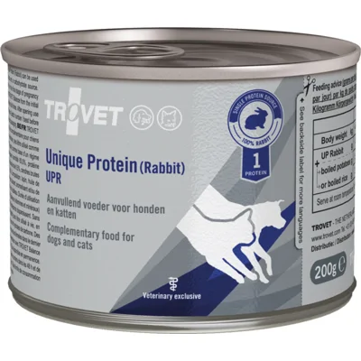 Trovet Unique Protein Konijn UPR Hond/Kat natvoer 6x200gr