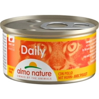 24x Almo Nature Daily Menu Mousse Kattenvoer Nat Kip 85 gr
