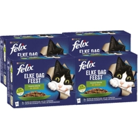 4x Felix Elke Dag Feest Groente Selectie in Gelei 12 x 85 gr