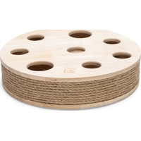 Designed by Lotte Kattenspeelgoed Raya Hout Bruin 31 x 31 x 7 cm