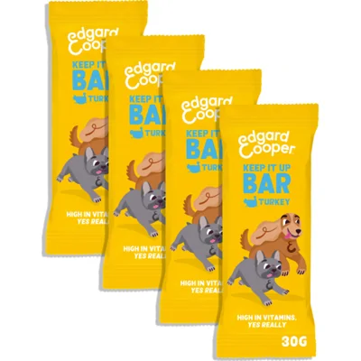4x Edgard&Cooper Adult Bar Kalkoen 30 gr