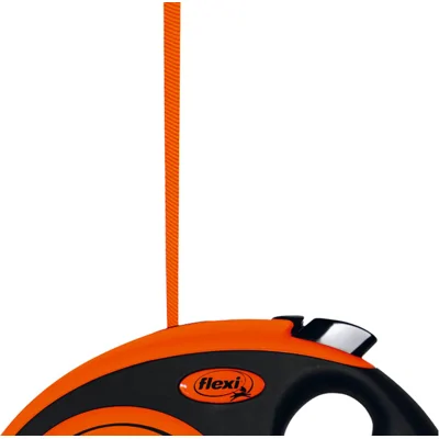flexi Rollijn Xtreme Tape Leash, zwart-rood, Maat: XS 3m