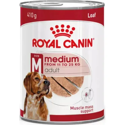 12x Royal Canin Medium Adult Hondenvoer Nat 410 gr