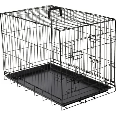 Adori Hondenbench 2-Deurs Zwart 62x44x50 cm