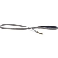 Beeztees Balacron Ax kunstleer hondenriem grijs 100 x 1.5 cm