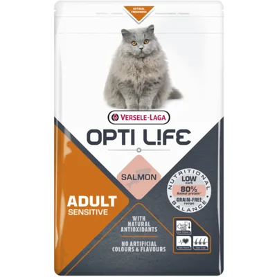 Versele-Laga Opti Life Cat Adult Sensitive 7,5 kg Zalm