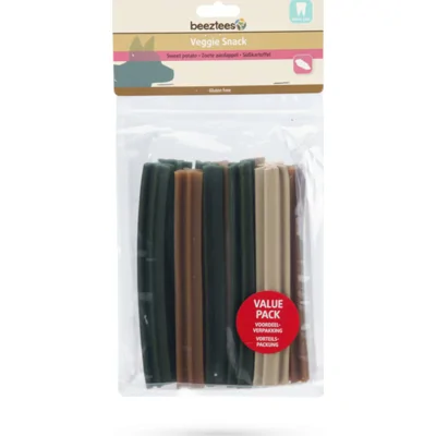 4x Beeztees Hondensnack Veggie Staaf Mix 500 gr