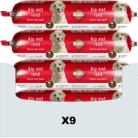 9x Rodi Worst Kip - Rund 400 gr