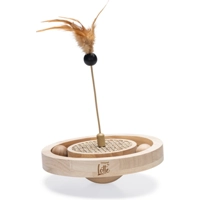 Designed by Lotte Kattenspeelgoed Winni Hout Bruin 22 x 22 x 30 cm product name