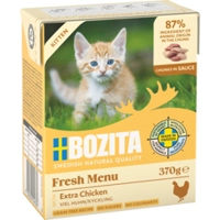 Bozita Kitten kip stukjes in saus natvoer kat 12 x 370 g