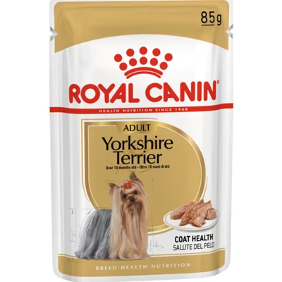 48x Royal Canin Yorkshire Terrier Adult Hondenvoer Nat 85 gr