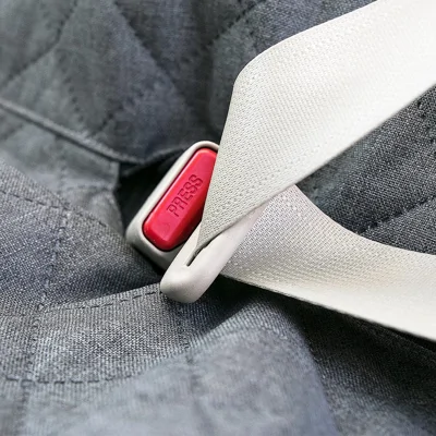 KONG 2-in-1 Autodeken Bench Seat Cover en Hangmat, antraciet-rood