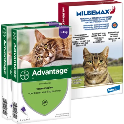 Elanco Preventiepakket Binnenkat 4 - 8 kg