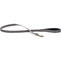 Beeztees Balacron Ax kunstleer hondenriem grijs 100 x 2 cm