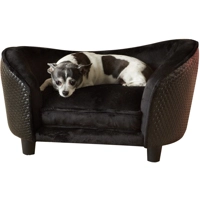 Enchanted hondenmand sofa ultra pluche snuggle wicker bruin 68x41x38 cm product name