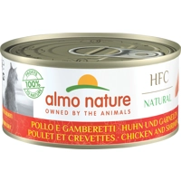 Almo Nature HFC Natural kip met garnalen natvoer kat (150 g) 12 x 150 g