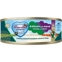 Renske vers bereid kalkoen met eend hypoallergeen natvoer hond (blik) 1 tray (24 x 95 g)