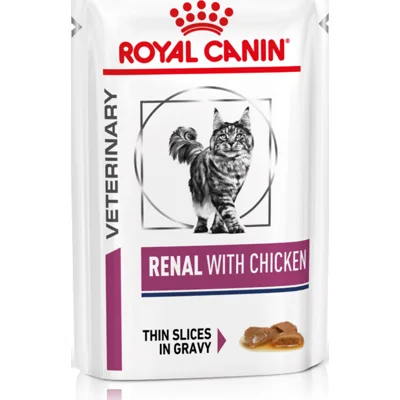 24x Royal Canin Renal with Chicken Kattenvoer Nat 85 gr