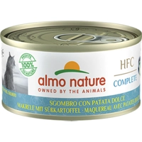 24x Almo Nature HFC Complete Graanvrij Kattenvoer Nat Makreel&Zoete Aardappel 70 gr