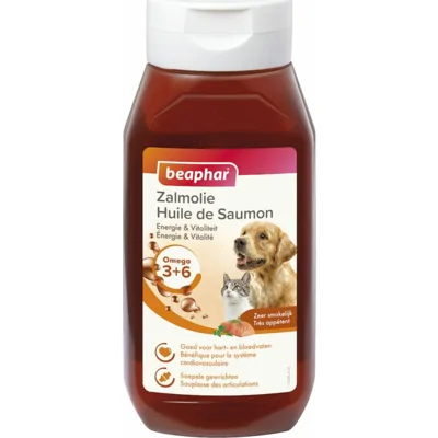 6x Beaphar Zalmolie 430 ml