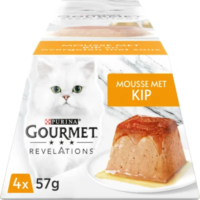 6x Gourmet Revelations Mousse Kip 4 x 57 gr