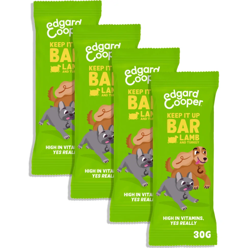 4x Edgard&Cooper Adult Bar Lam&Kalkoen 30 gr
