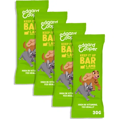 4x Edgard&Cooper Adult Bar Lam&Kalkoen 30 gr