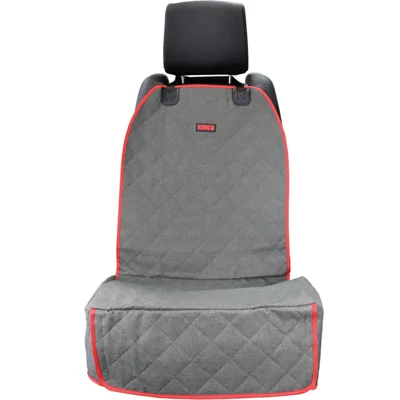 KONG Autostoelhoes Single Seat Cover, antraciet-rood